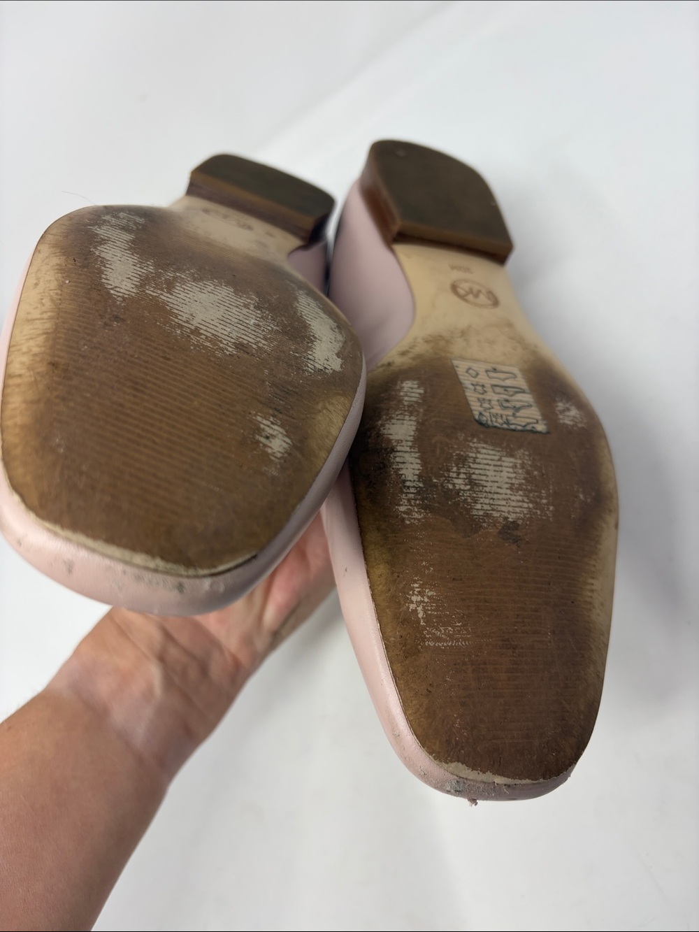 Michael Kors Farrah Loafers Blush Pink MK Logo Slip On Flats Women’s 10 - Picture 12 of 12